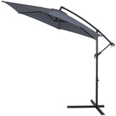 Cantilever Parasol Anthracite 3M Crank & Tilt UV-beskyttelse 40+