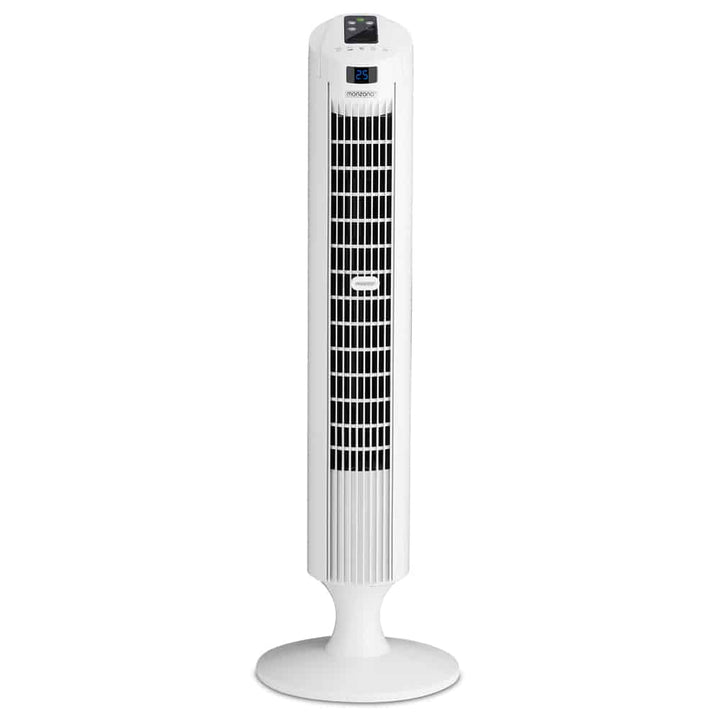 Tower Fan White 84 cm med fjernbetjening