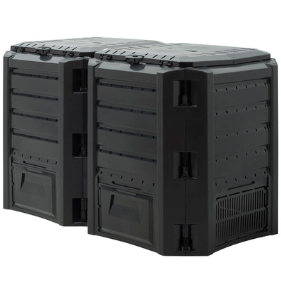 Hotbin Composter Black 800L 135x72x83cm
