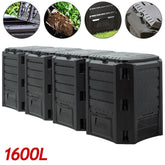Hotbin Composter Black 1600L 261x72x83cm