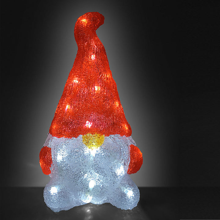 Led julefigur Gnome Acryl