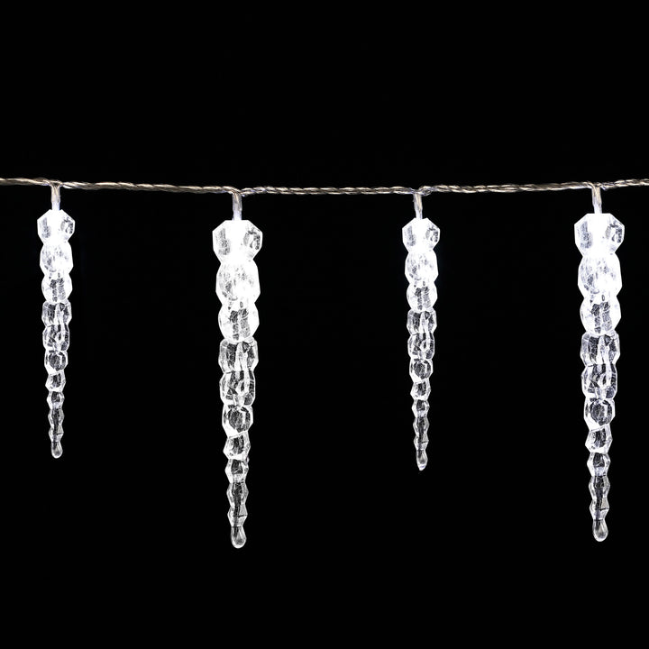 Julelys Icicle 40 LEDS 10,4 m hvid