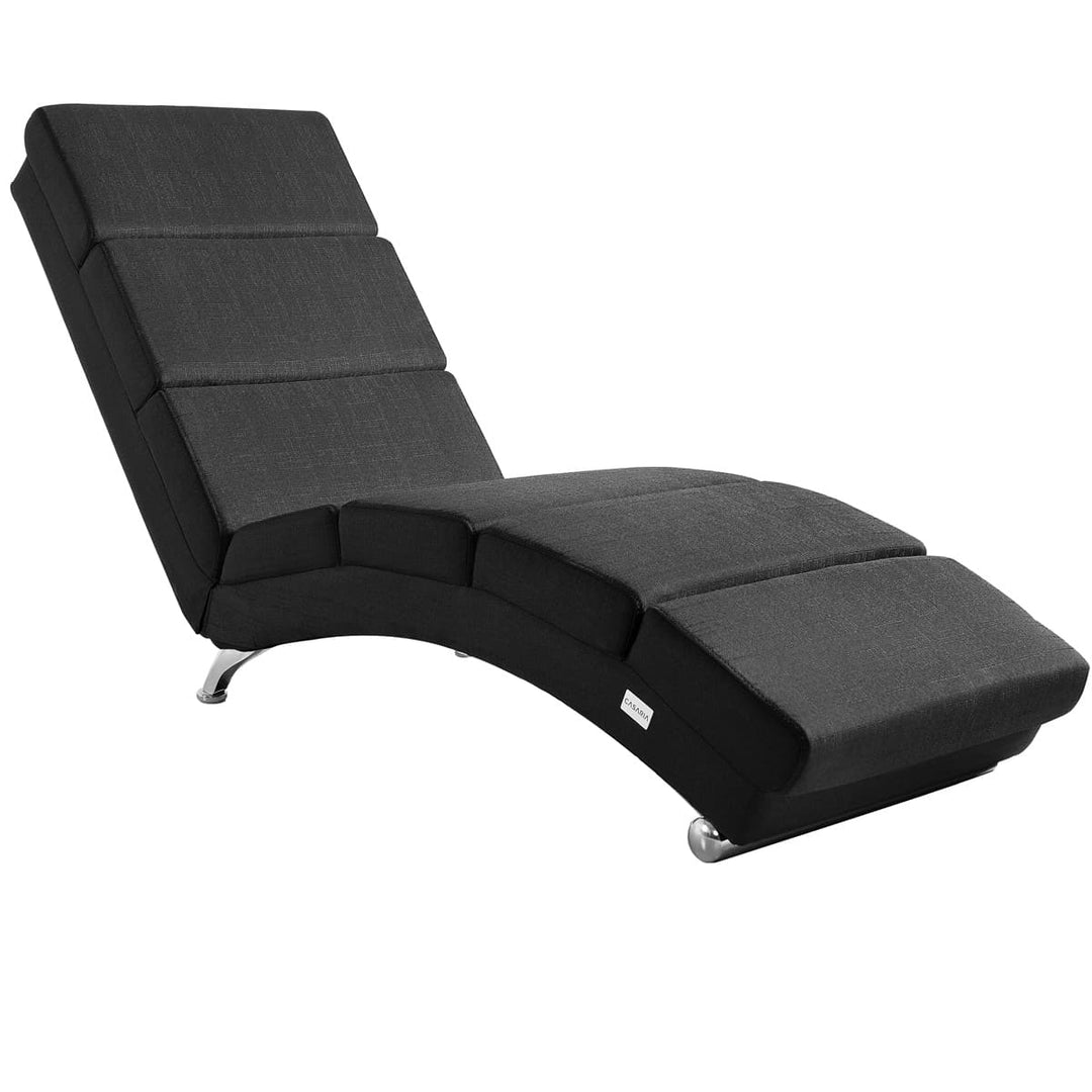 Chaise Lounge London Anthracite stof