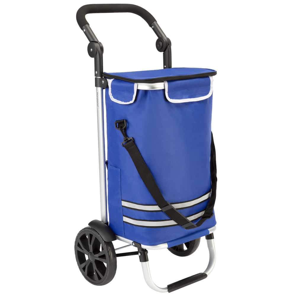 2in1 Shopping Trolley Blue 56L Max. 50 kg