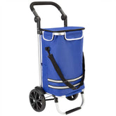 2in1 Shopping Trolley Blue 56L Max. 50 kg