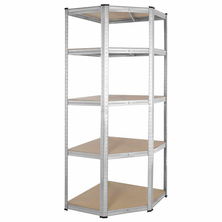 Heavy Duty Corner Shelf 180x70x40cm galvaniseret 875 kg