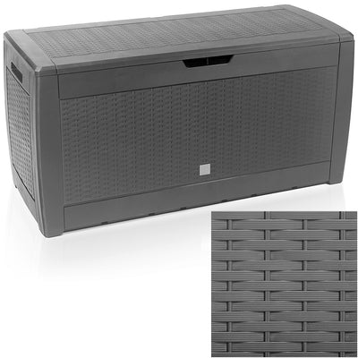 Haveopbevaringsboks Rato Gray Rattan Look 310L