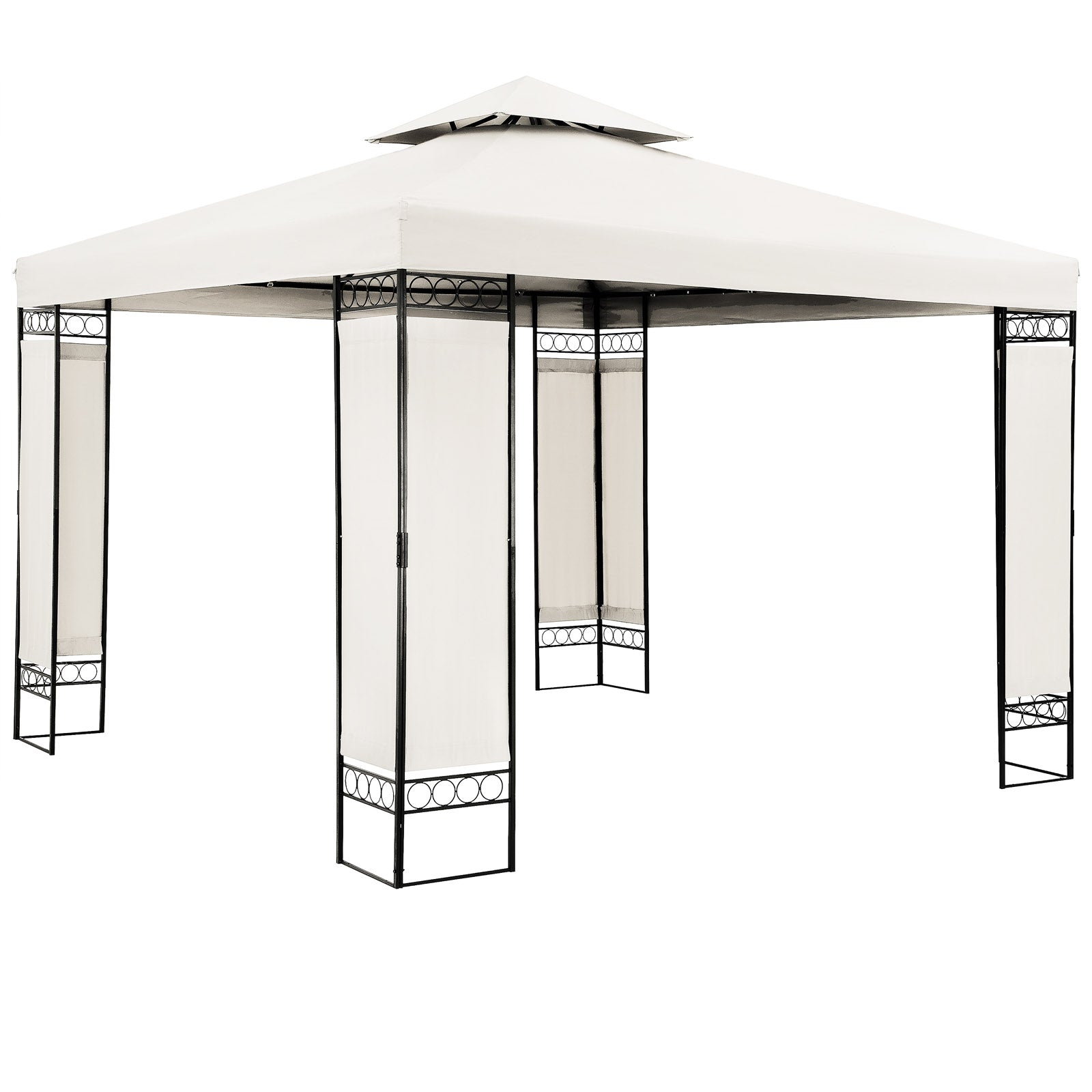 Metal Gazebo Lorca Cream 3x3m