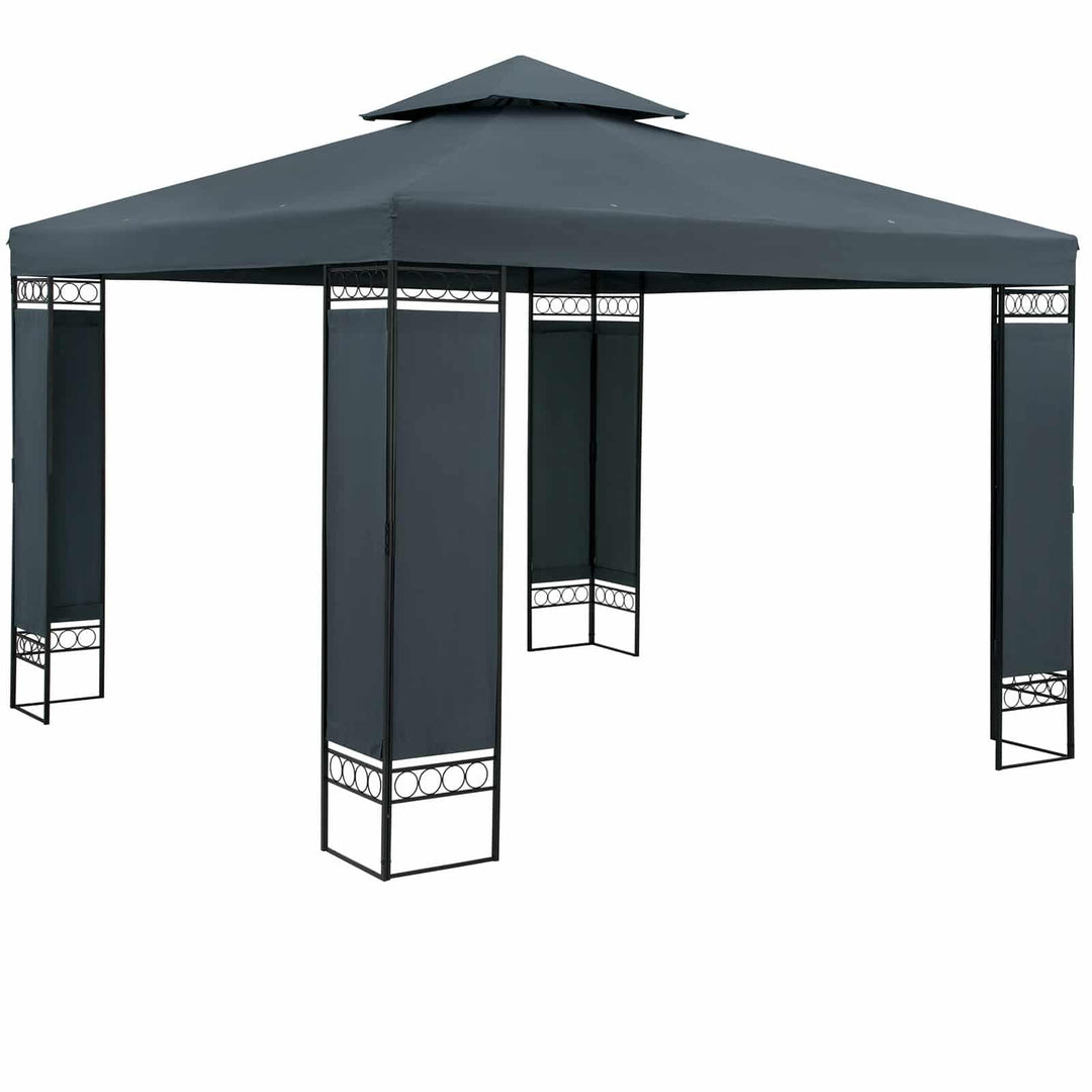 Metal Gazebo Lorca Anthracite 3x3m