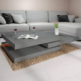 Sofabord New York 2.5x2.5ft grå - roterbar