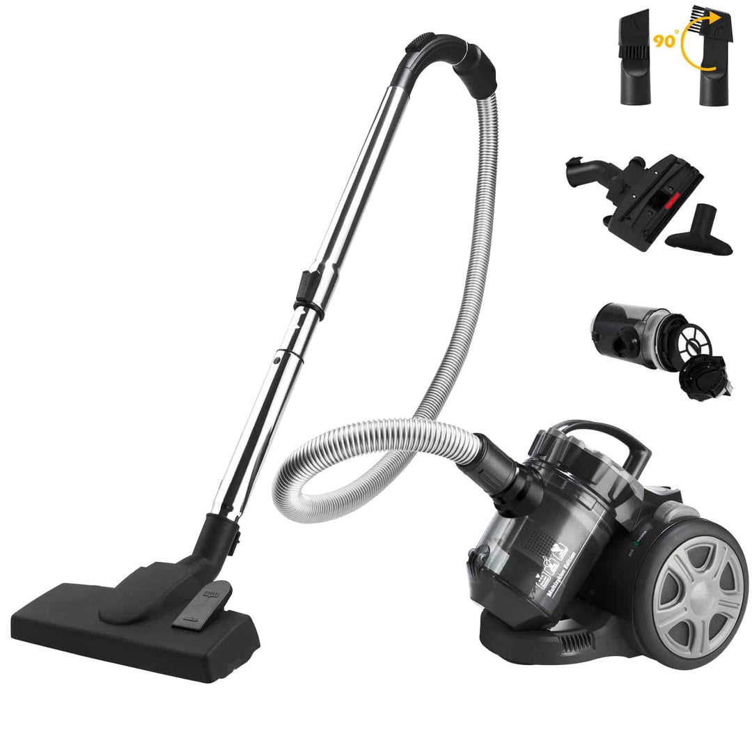 Multi Cyclone Vacuum Cleaner Silver 900 Watt Eco Power