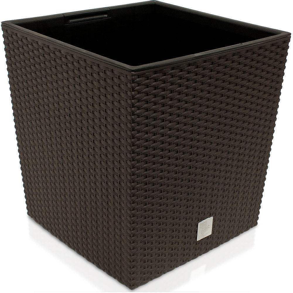 Planter rato lavbrun 32x32x33cm