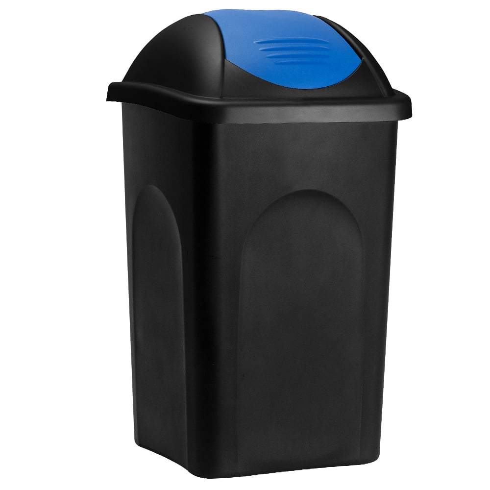 Dustbin sort/blå plast 60L