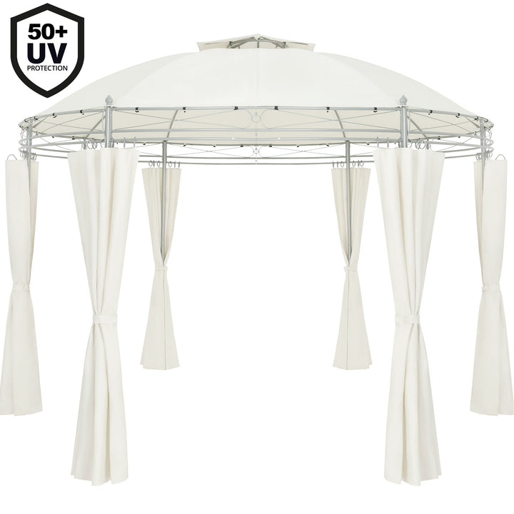 Metal Gazebo Toscana Cream 3,5 m