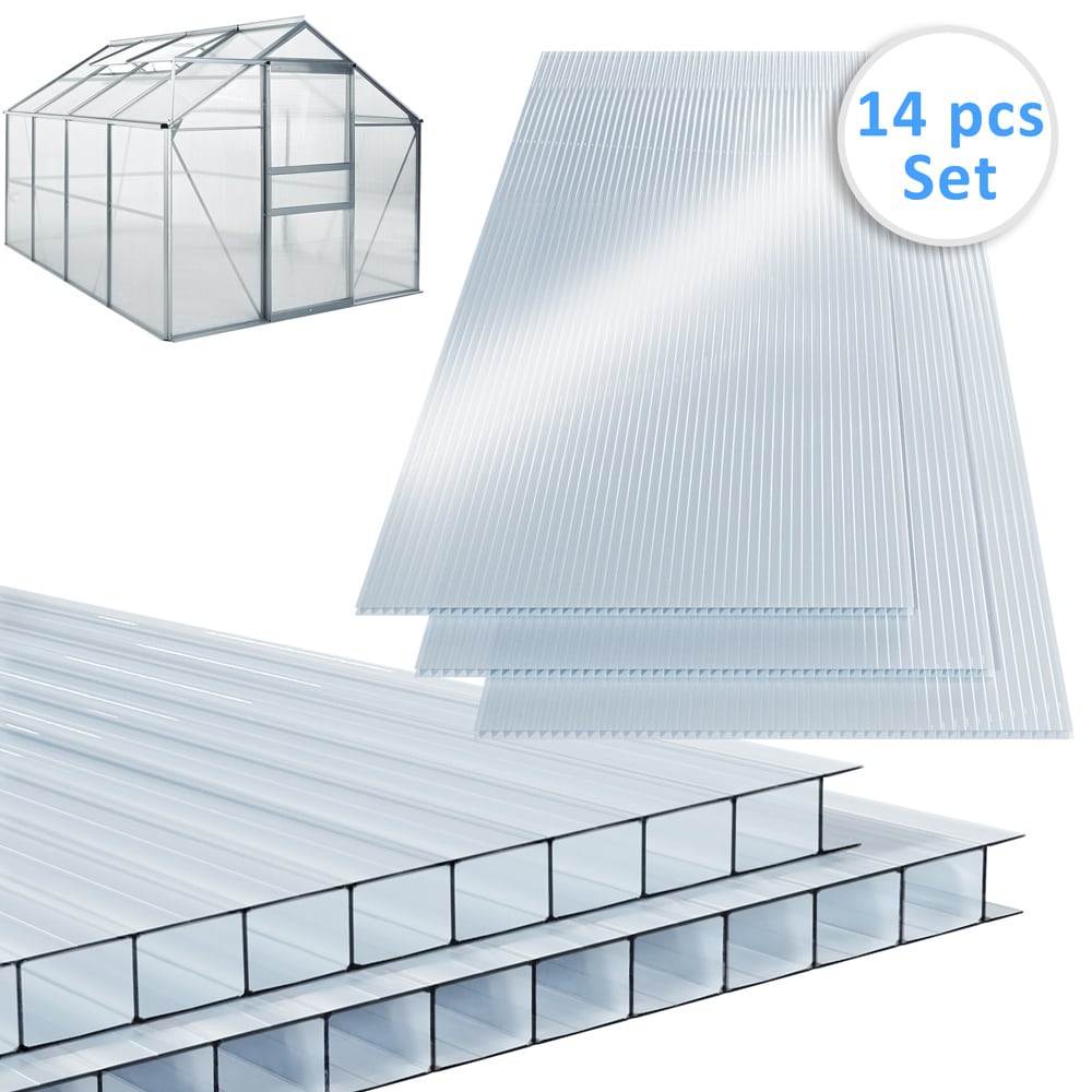 Ryd polycarbonatplader 14 stk 4 mm