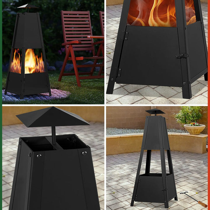 Fire Pit Pyramid 102cm