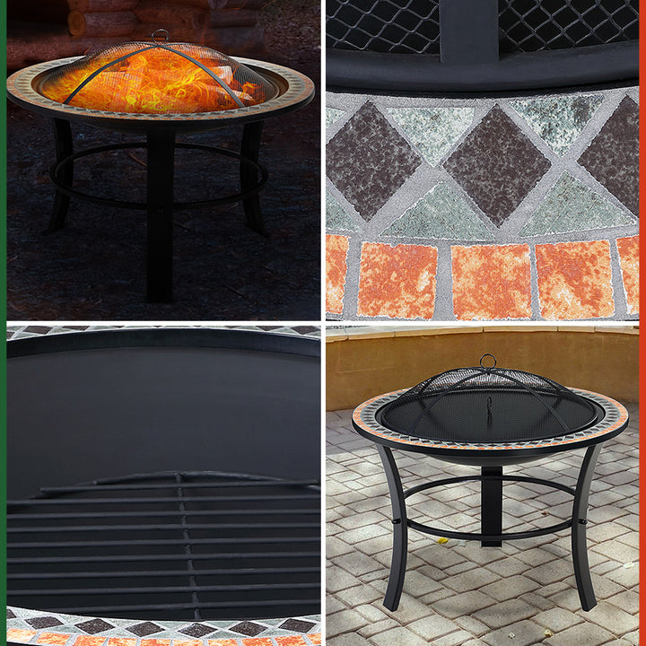 Fire Pit Sevilla Mosaic 86 cm runde