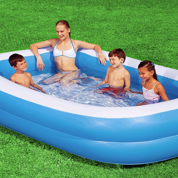 Bestway Family Pool 262x175cm rektangulær