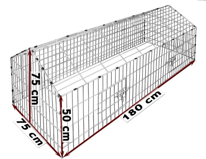 Rabbit Run Blue 180x75x75cm