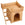 Cat House med balkon 53.5x54.5x64.5cm