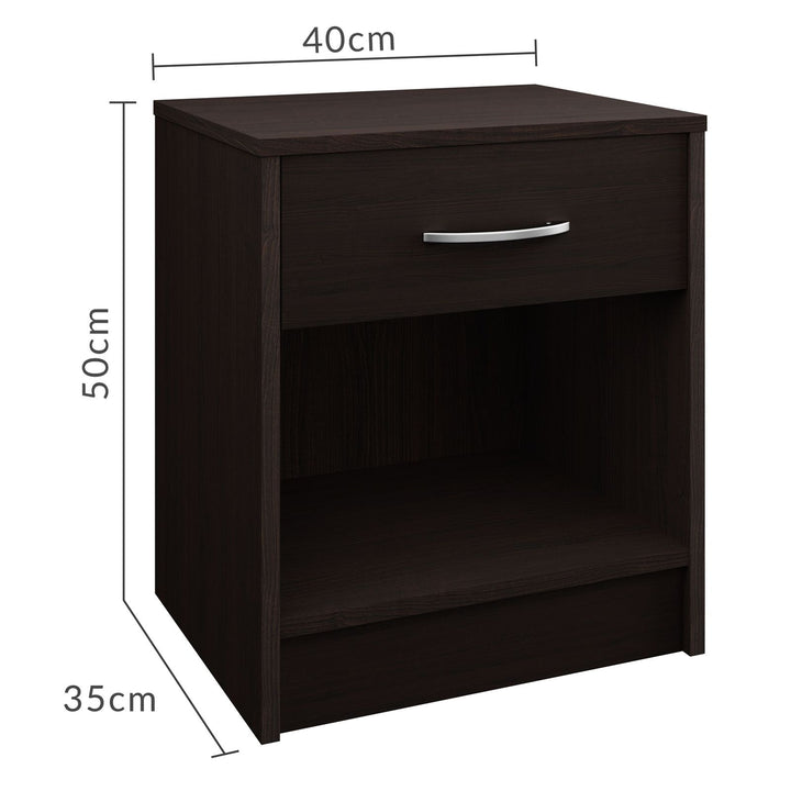 Sengbord Wenge Look 50x40x35cm