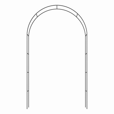 Rose Arch 240x140x37cm med låsbar dør