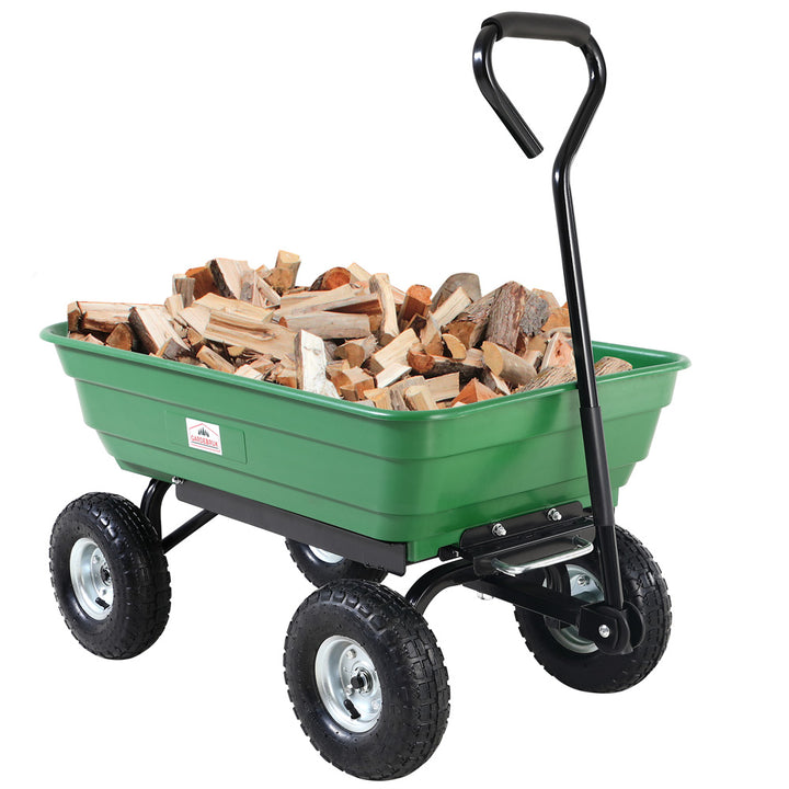 Have tip cart grøn 300 kg 75L