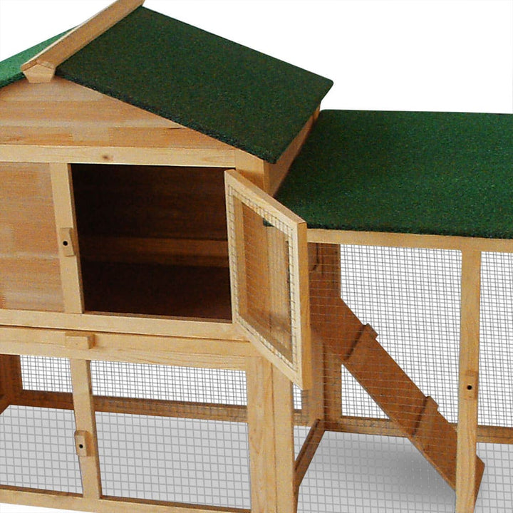 Rabbit Hutch 204x45x84cm 2 etager