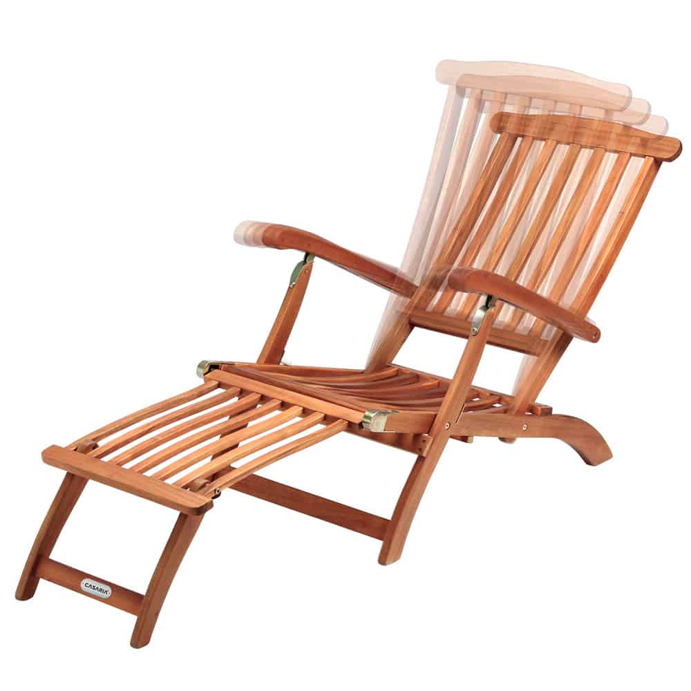 Sun Lounger Queen Mary Acacia Wood