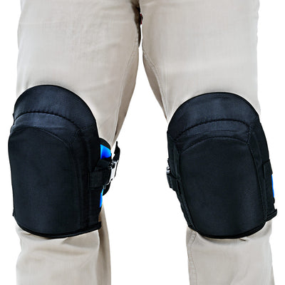Gel -knæbeskytter i uni -størrelse med elastisk skumrem - ifølge DIN EN 144
