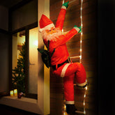 Julemanden på en stige 7ft med 120 lysdioder