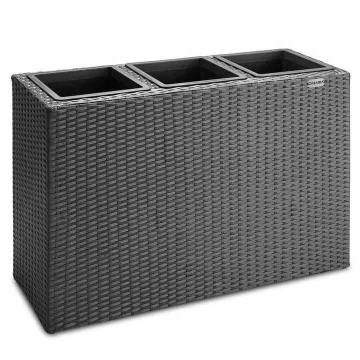 Rattan Flower Pot 83x30.5x60cm med 3 gryder