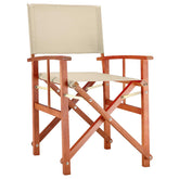 Direktørs stol Cannes Cream Eucalyptus Wood FSC®-certificeret
