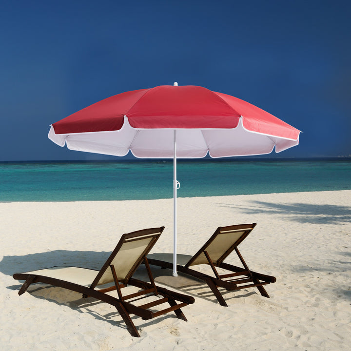 Parasol Kreta Red 2M Tilt -funktion