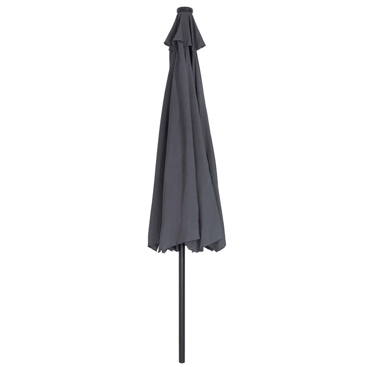 LED Solar Parasol Athen Anthracite 330 cm