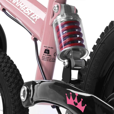 Balance Bike Rennmeister 12 Pink med sidestand