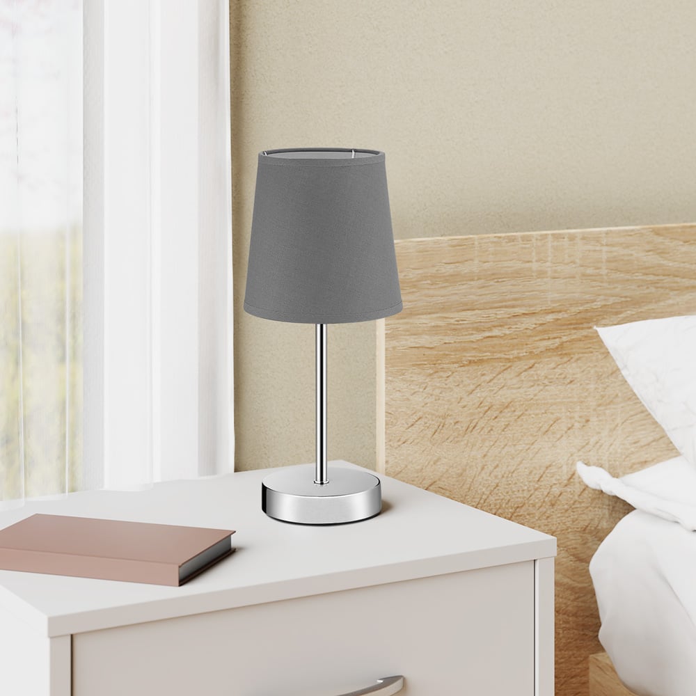 Bedside lampe lumière grå