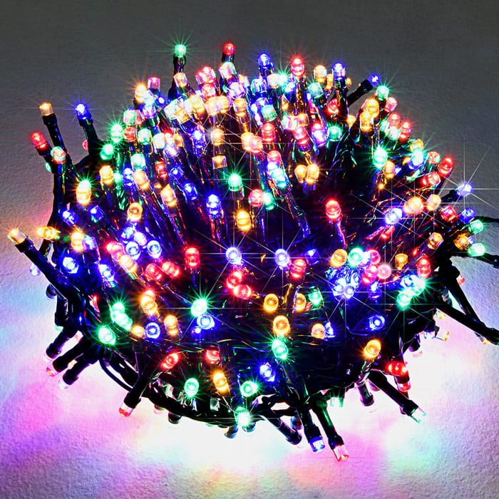 Fairy Lights Multicolored 14m 700 LED'er indendørs/udendørs