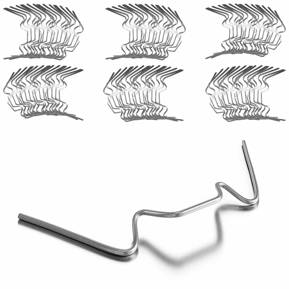 Drivhusglasning 100 stk sæt rustbilledet metal