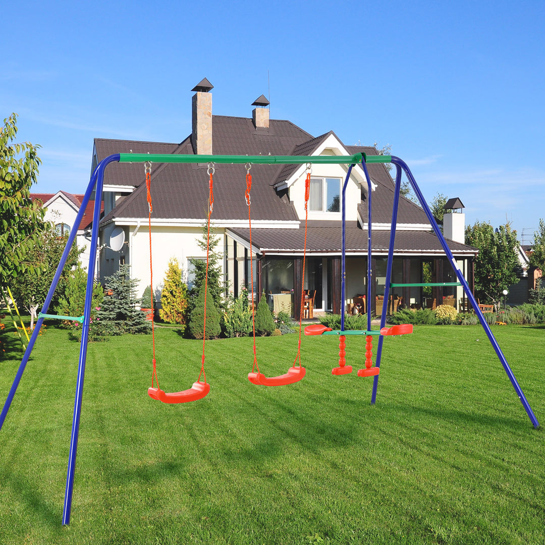 Kids Garden Swing Set til 4 børn