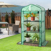 Greenhouse PE 4.1x1.6x2.3ft med 3 niveauer