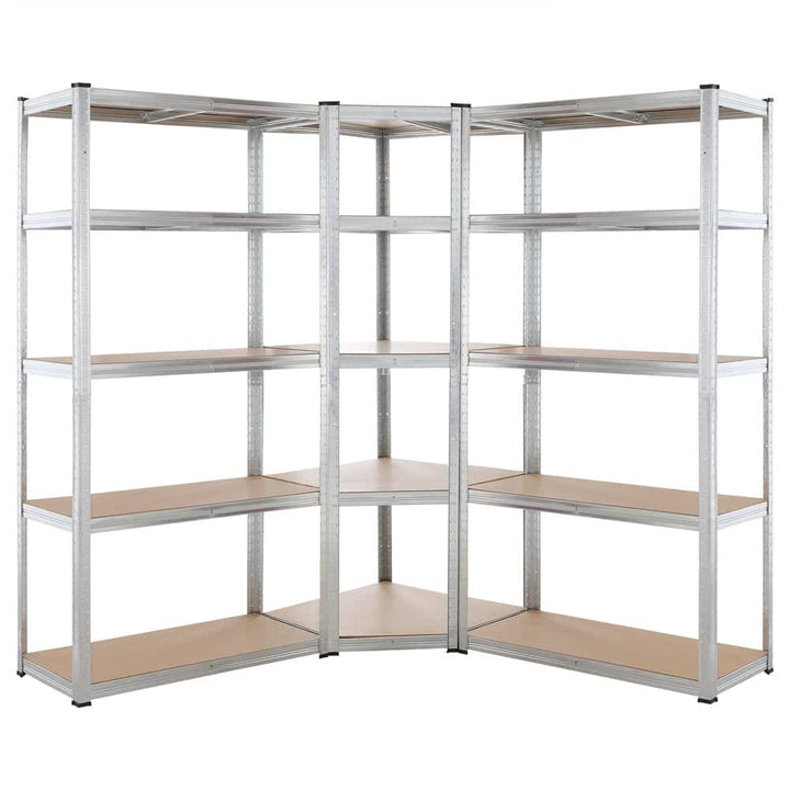 Heavy Duty Corner Shelf 180x70x40cm galvaniseret 875 kg