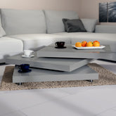 Sofabord New York 2.5x2.5ft grå - roterbar
