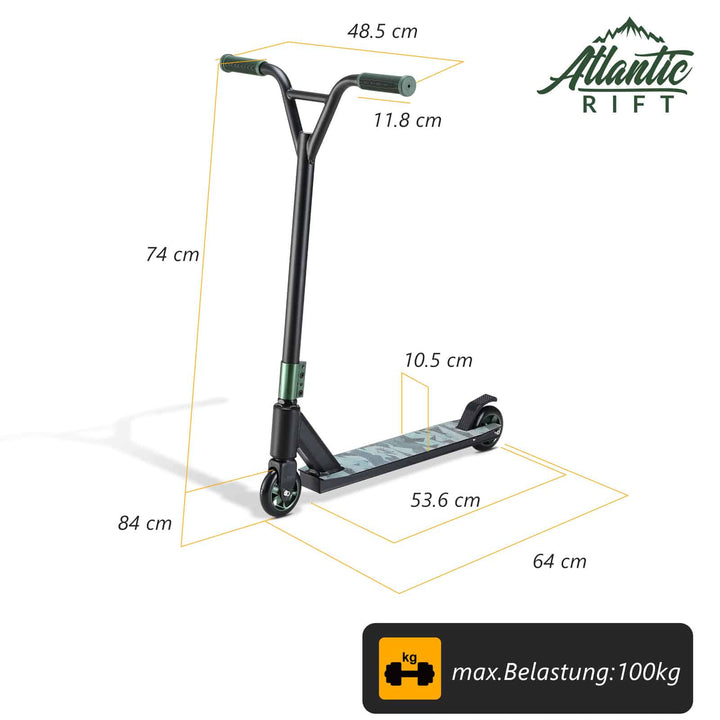 Stunt Scooter Army Premium Camouflage/Green