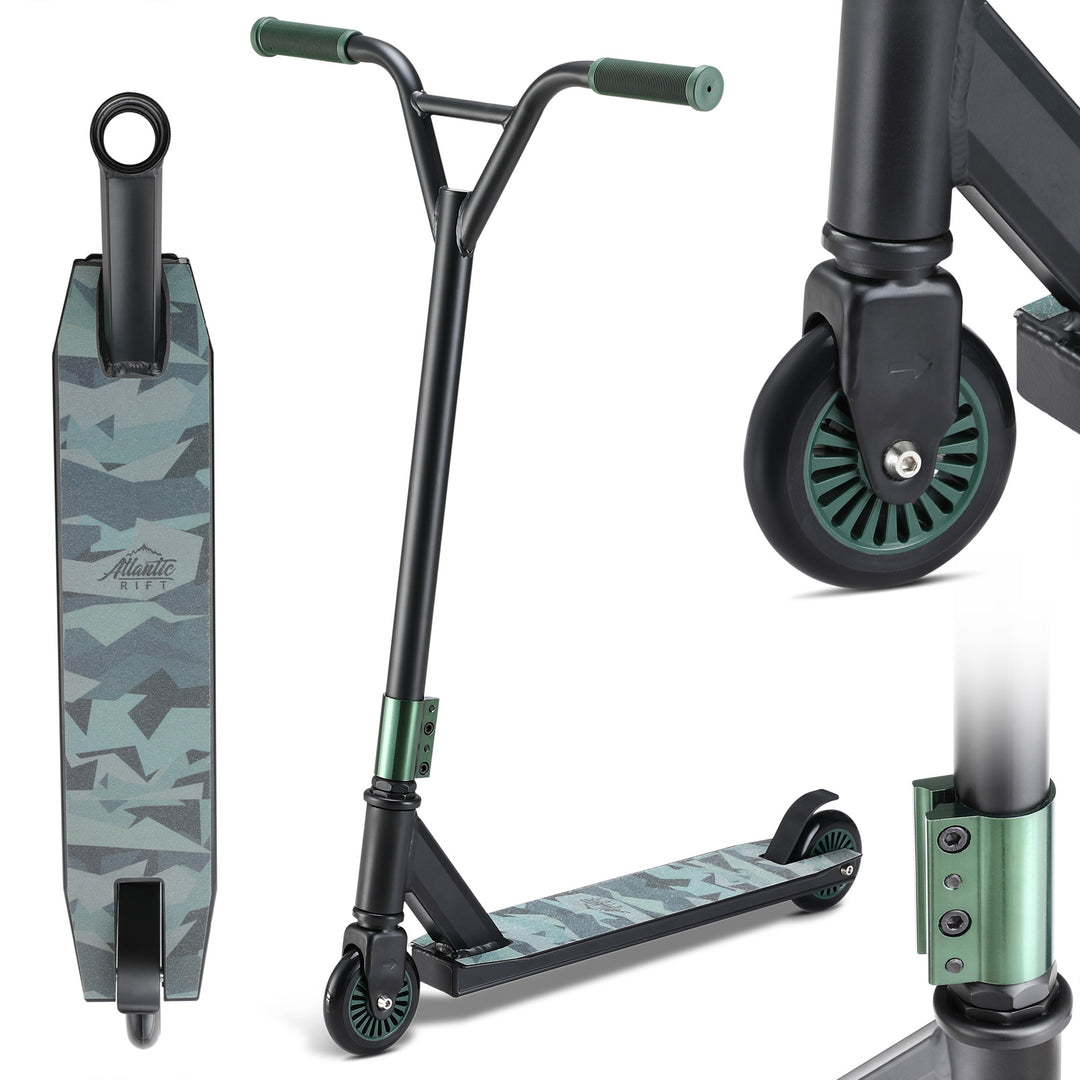 Stunt Scooter Army Basic Camouflage/Green