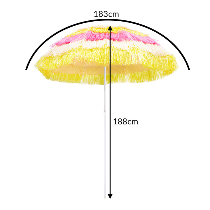 Parasol - Hawaii à ~ 160 cm Hawaii flerfarvet