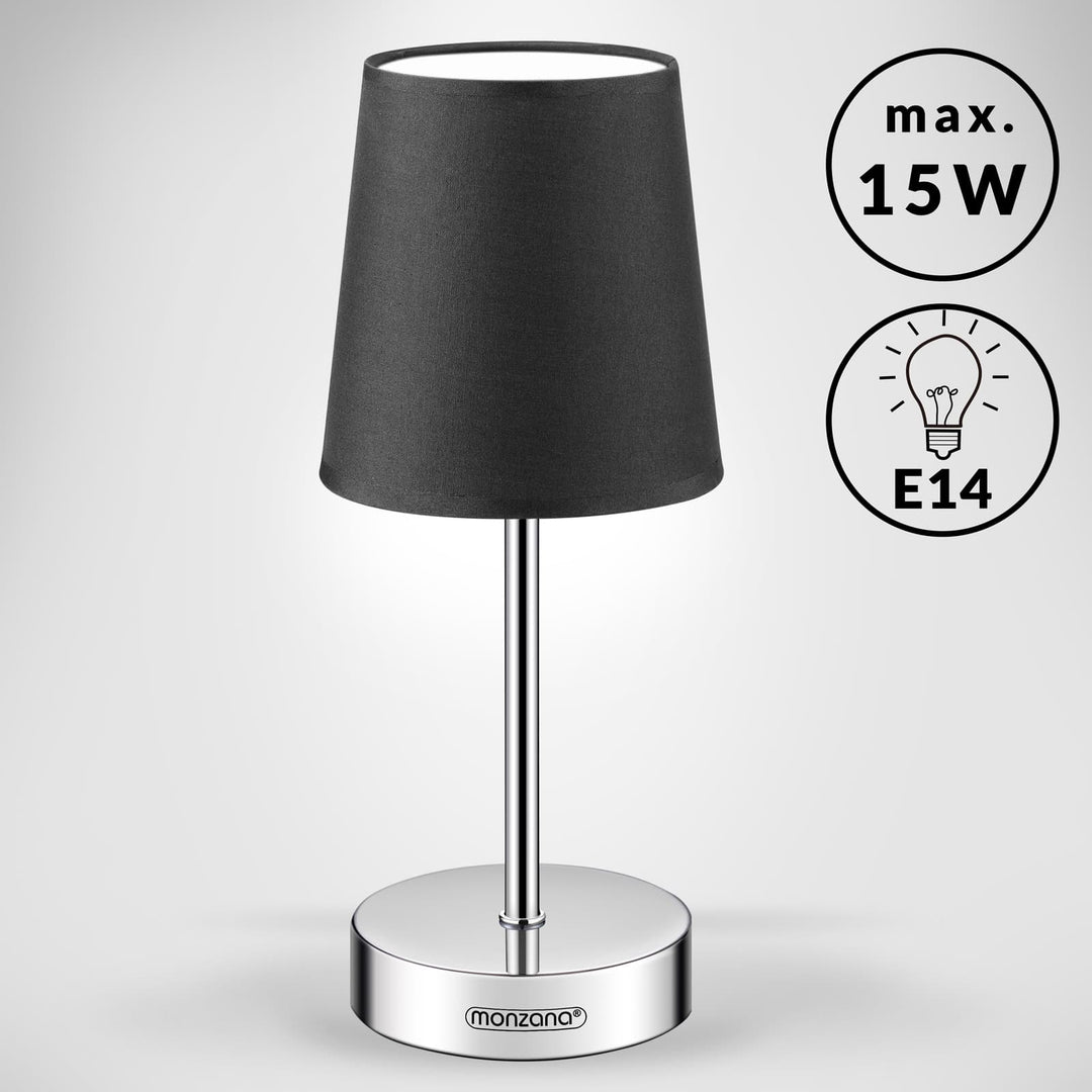 Bedside Lamp Lumière Anthracite 32x13x13cm