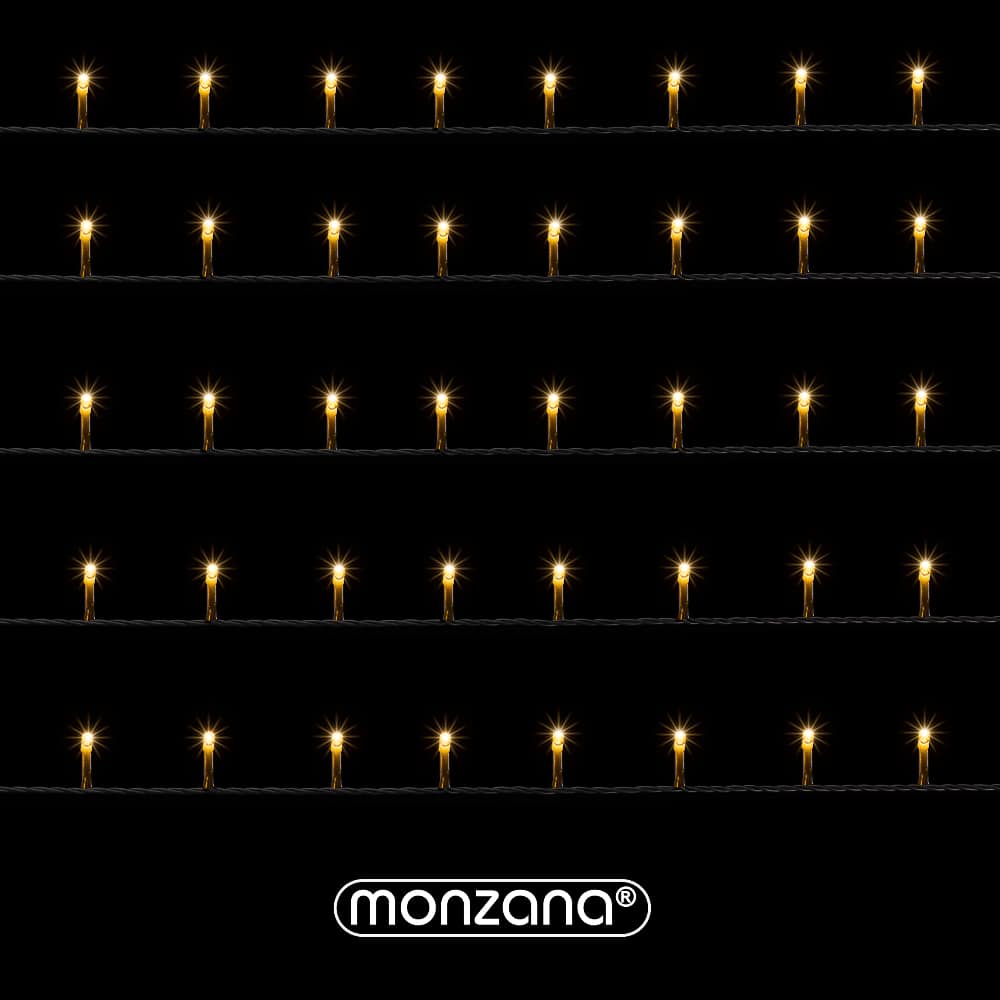 Lichterkette Weihnachten Warmweiß 40m Fernbedienung