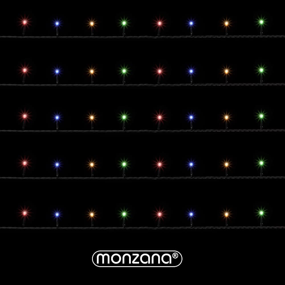 Lichterkette Weihnachten Bunt 40m Fernbedienung
