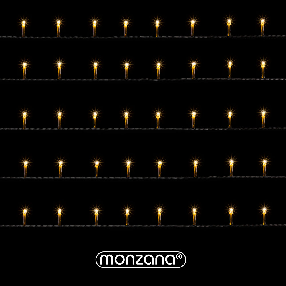 Lichterkette Weihnachten Warmweiß 60m Fernbedienung